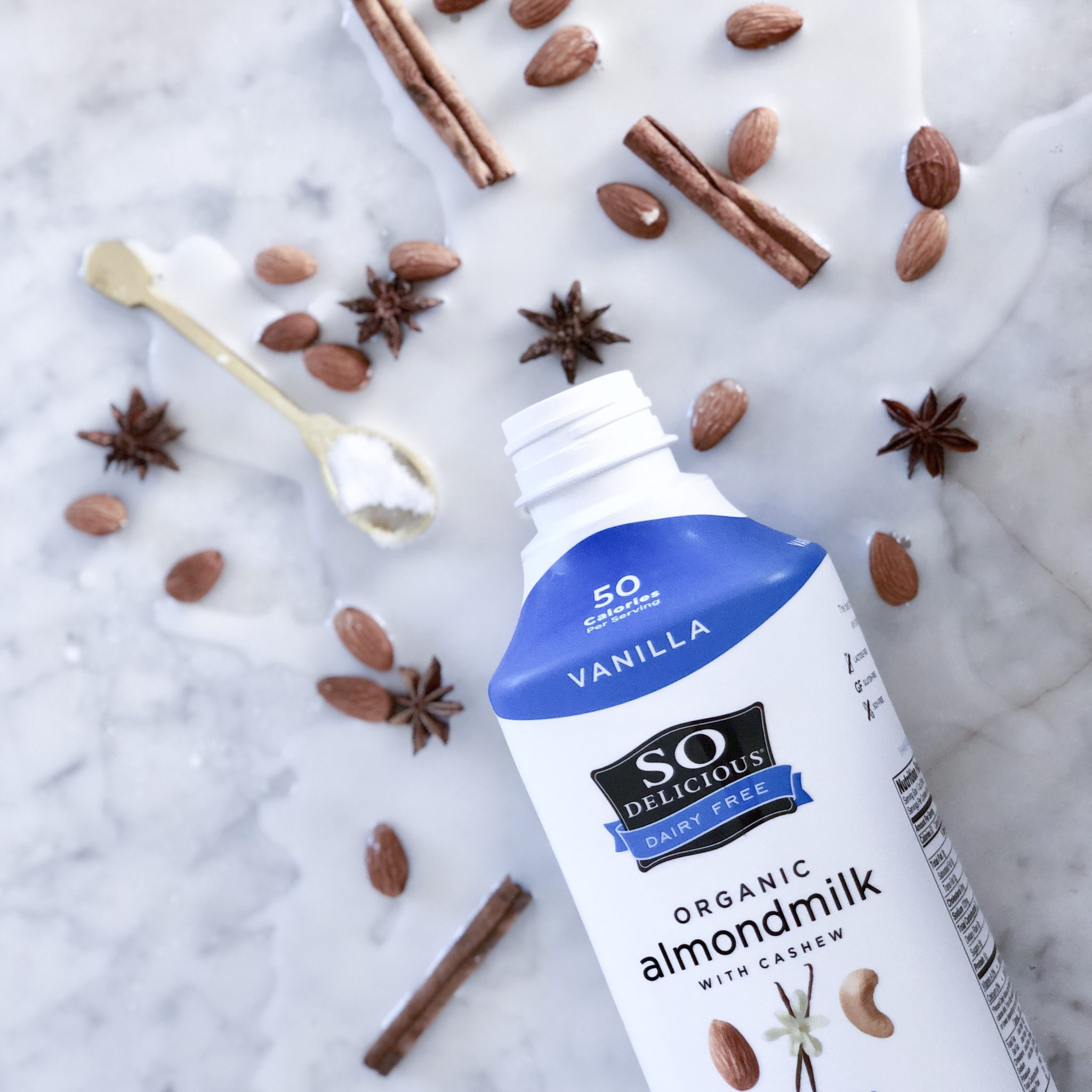 So delicious dairy free organic almondmilk