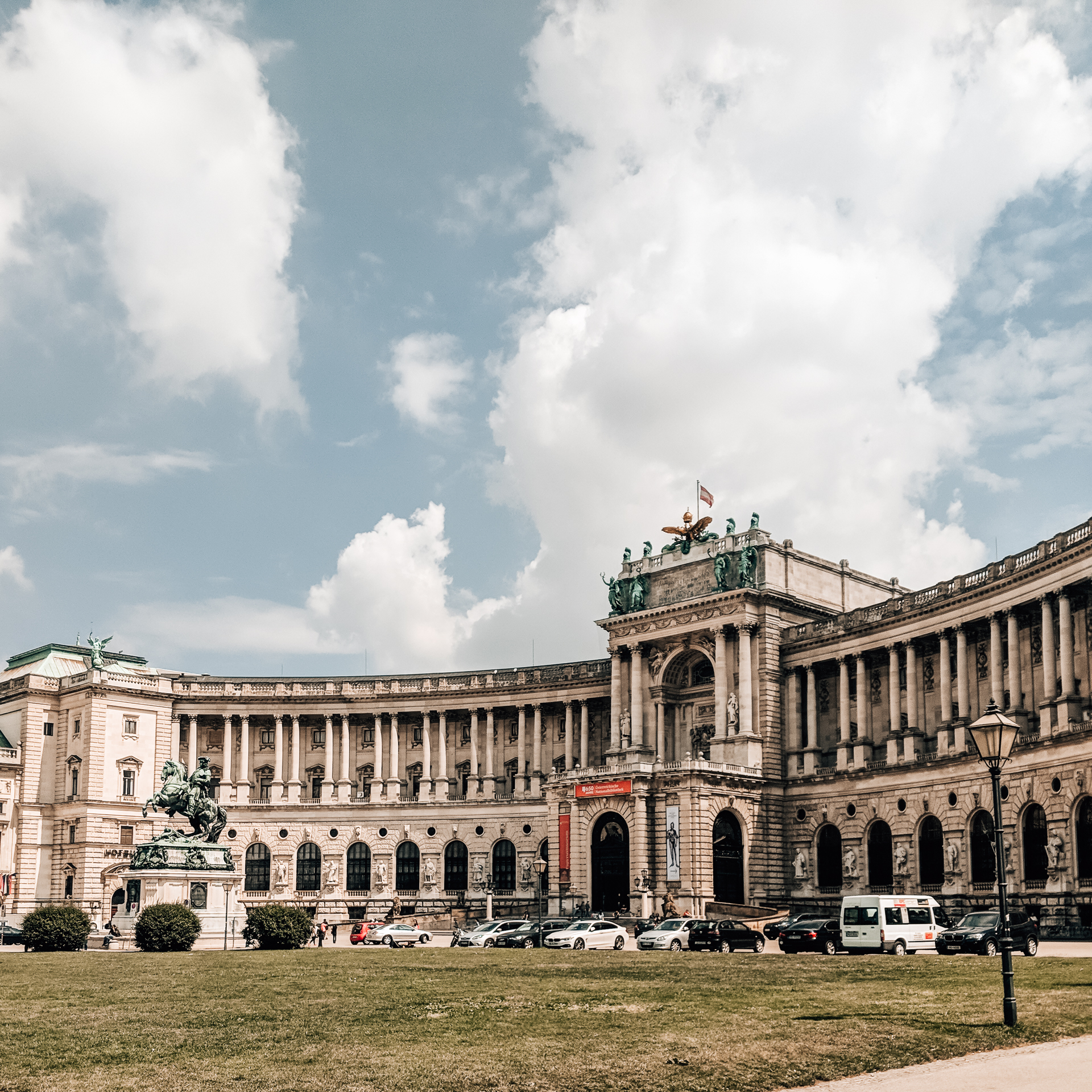 Heldenplatz - Top Things to do in Vienna: a 4 Day Itinerary featured by popular Boston travel blogger, Sunny Coastlines