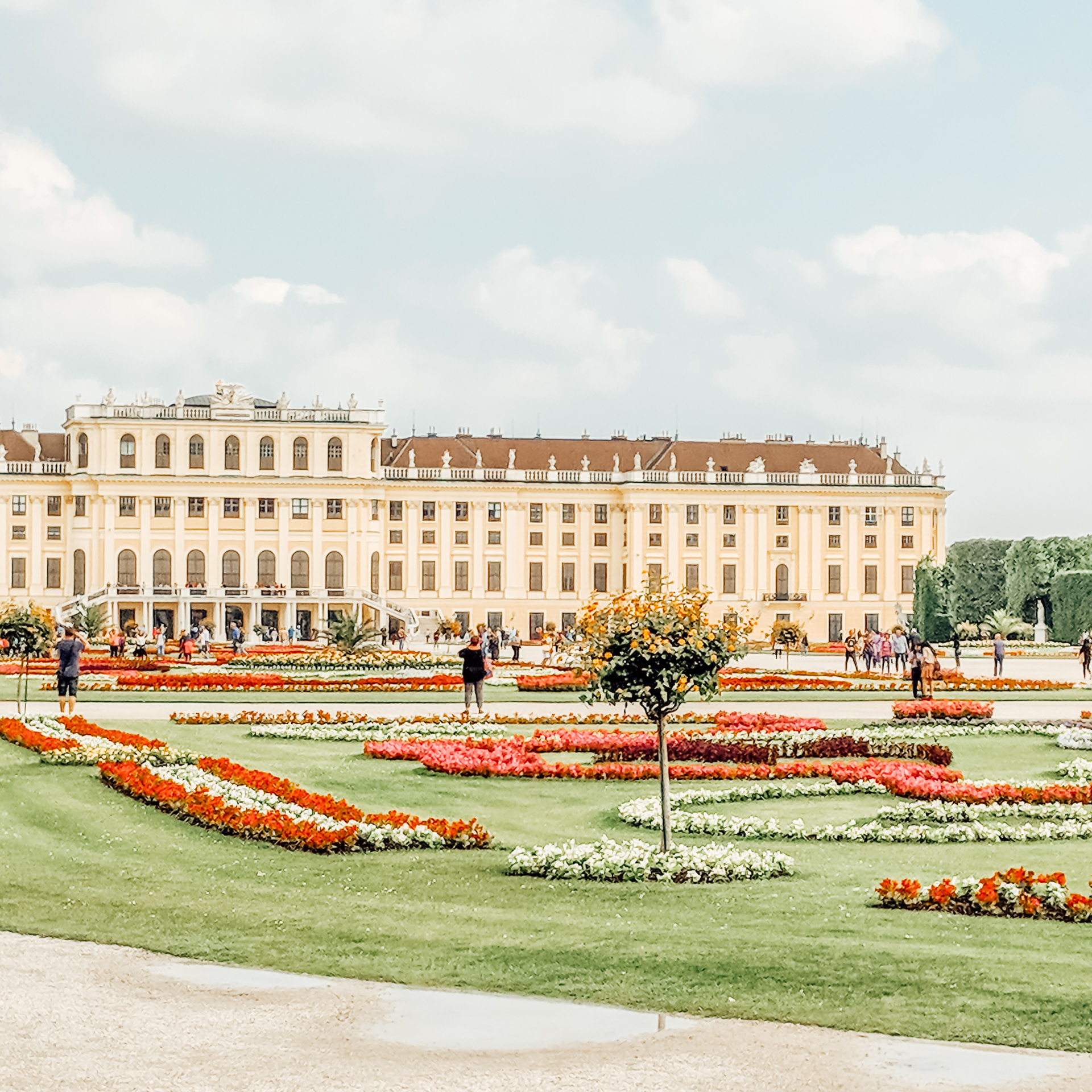 Schonbrunn - Top Things to do in Vienna: a 4 Day Itinerary featured by popular Boston travel blogger, Sunny Coastlines