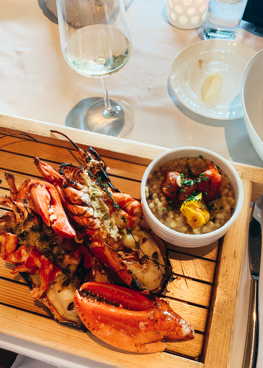 Bettini's | New England Foodie Guide: Top 8 Restaurants in Martha's Vineyard You Must Try by popular New England Food Blogger, Shannon Shipman: image of seafood at Bettini's in Martha's Vineyard.