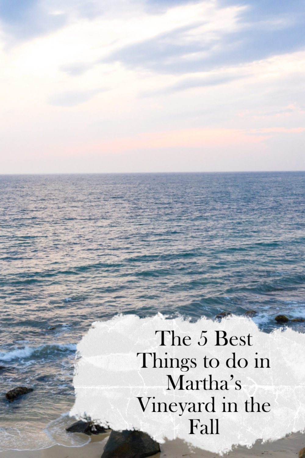 The 5 Best Things to do in Martha's Vineyard in October featured by top New England travel blogger, Shannon Shipman