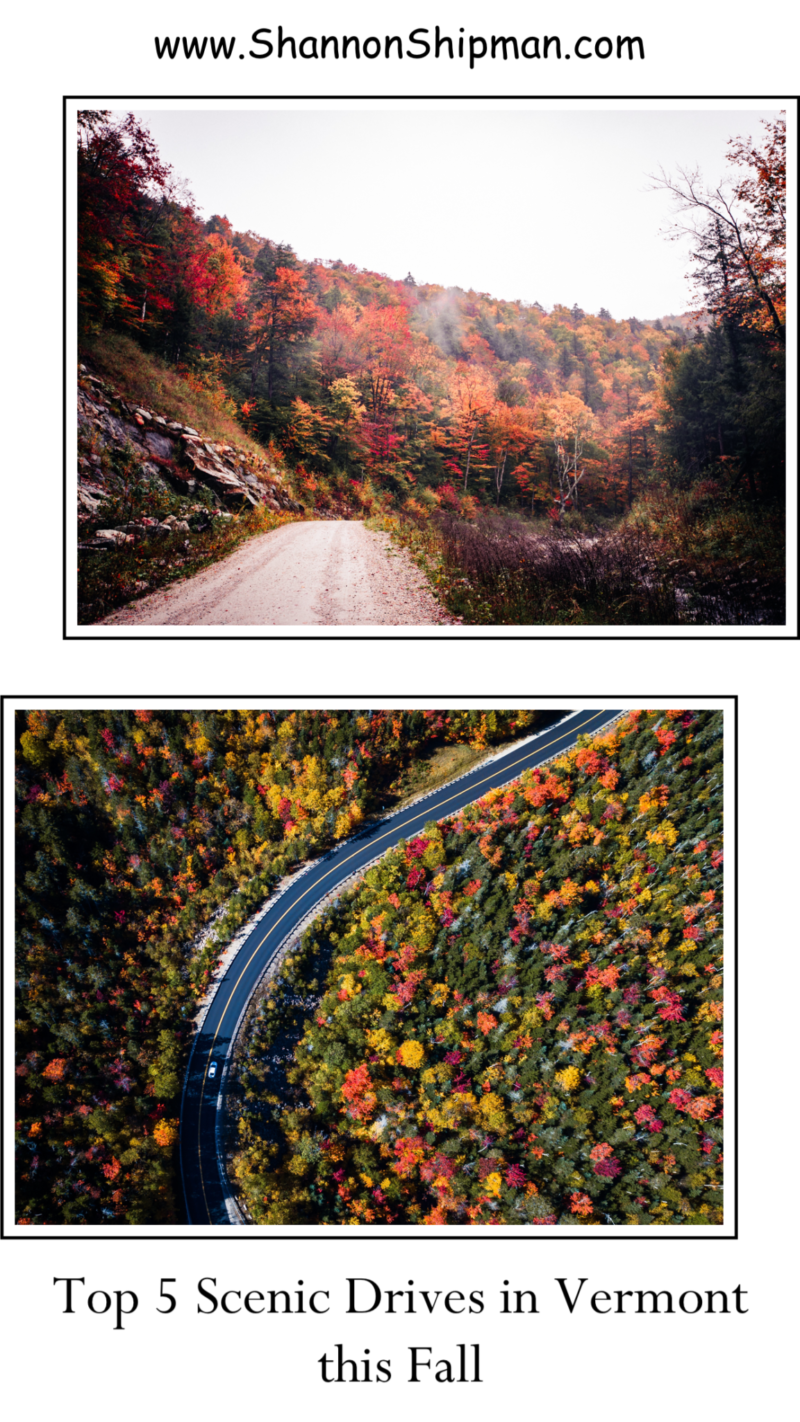 Top 5 Best Scenic Drives in Vermont this Fall | Shannon Shipman