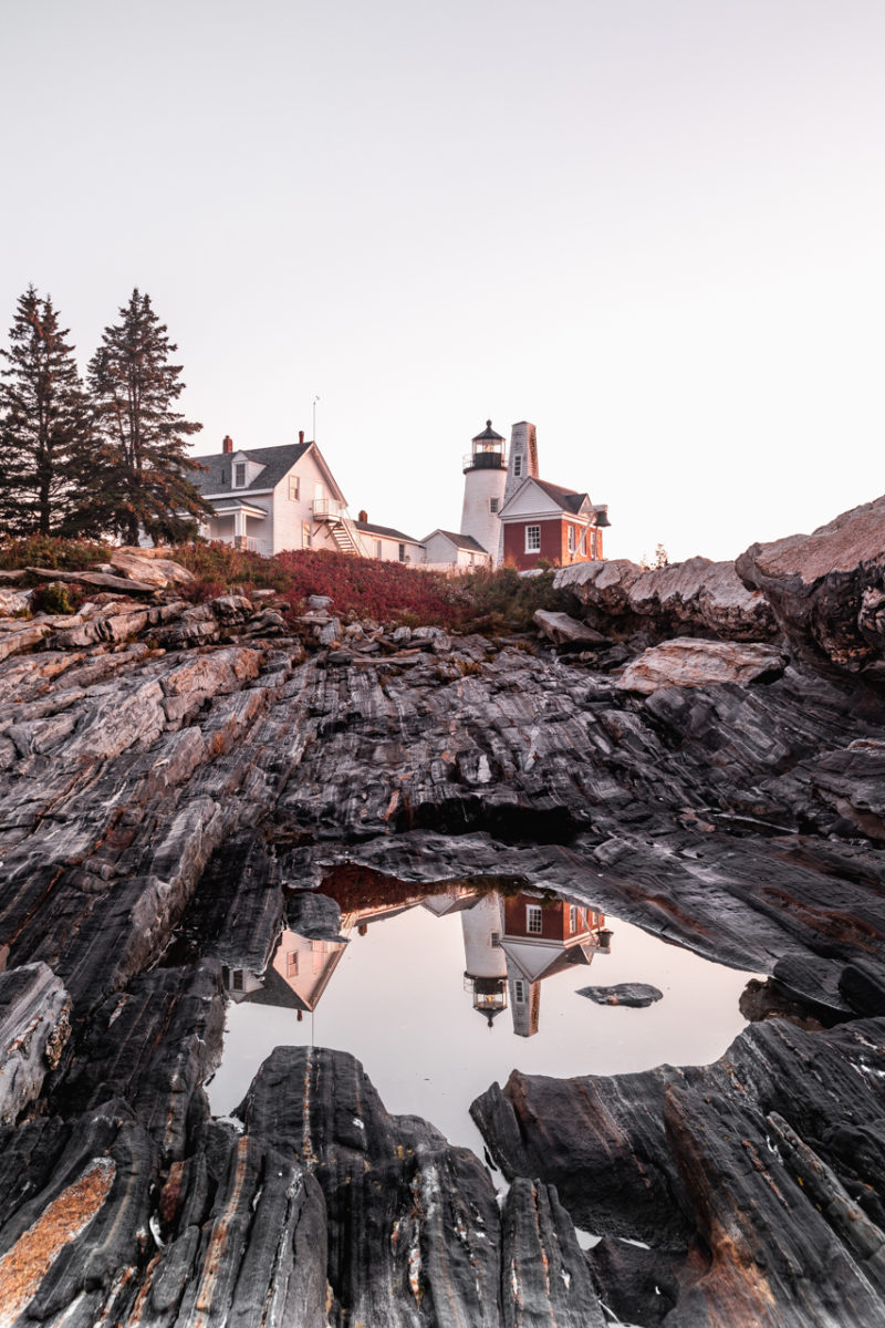 New England Print featured by top fine art photographer, Shannon Shipman: image of pemaquid point lighthouse maine