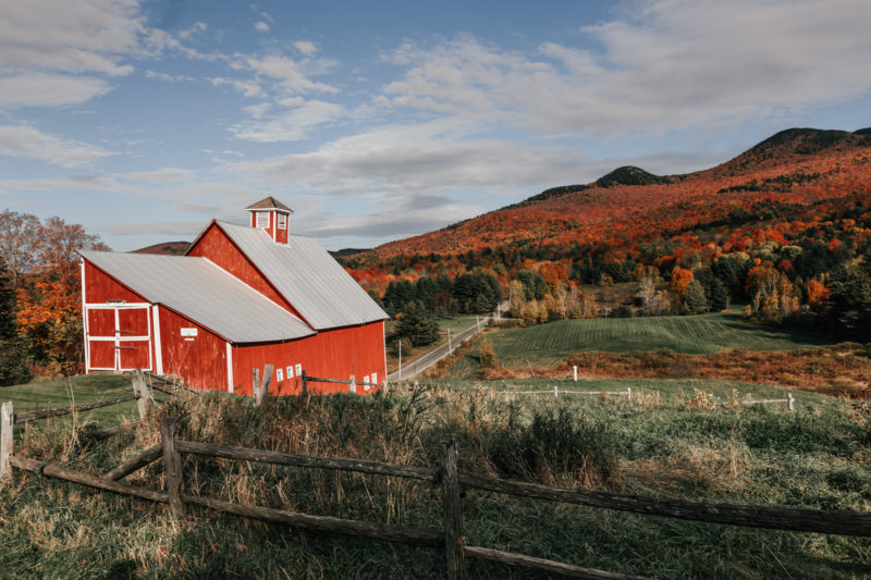 Fine Art New England Print featured by top fine art photographer, Shannon Shipman: image of Vermont in the Fall