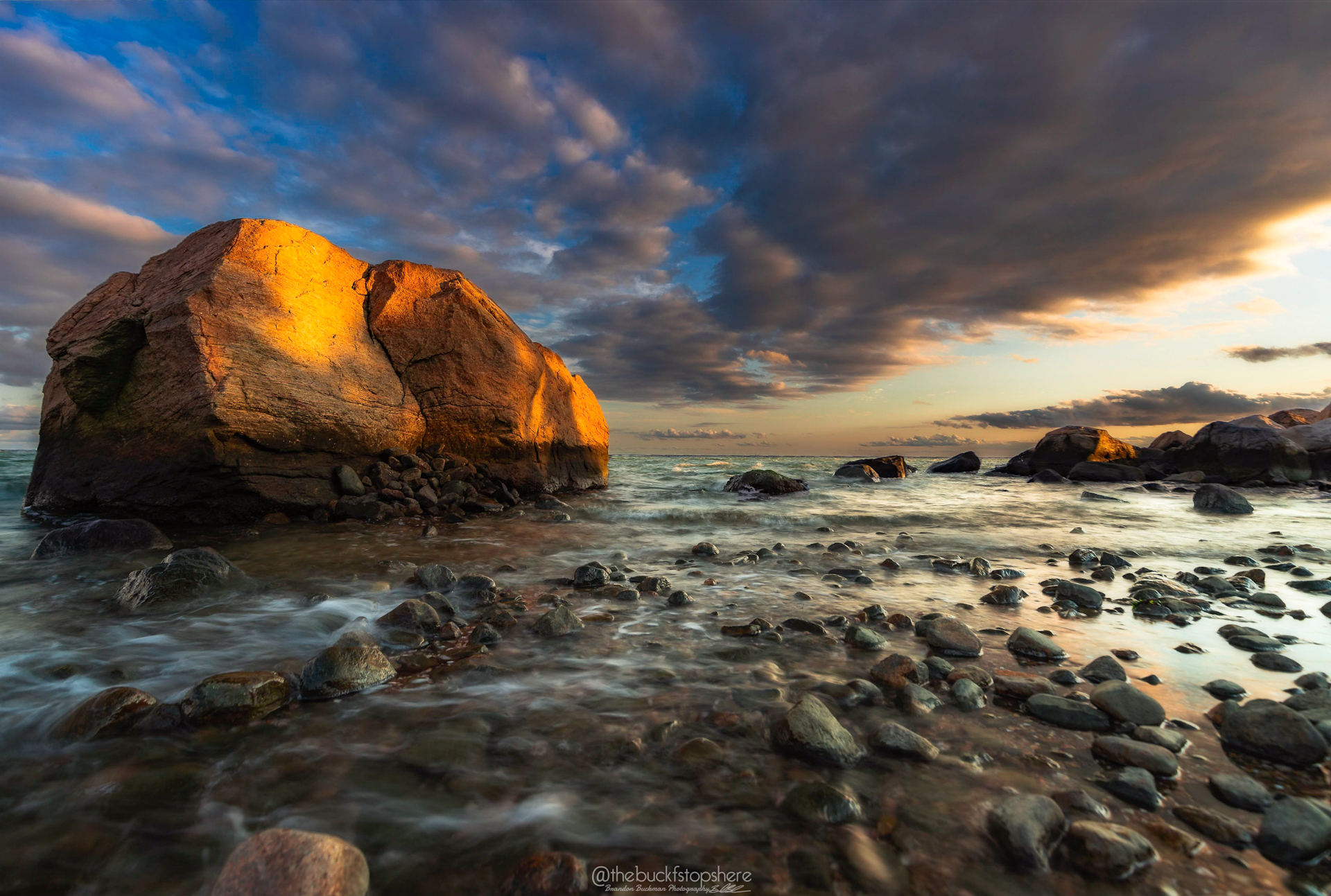 How to Set Realistic Expectations When Starting Out in Photography | How to start a photography business by popular New England photographer, Shannon Shipman: image of a rocky beach.