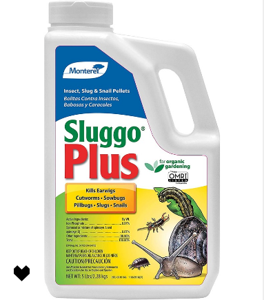 Garden Tools List by popular New England blogger, Shannon Shipman: image of a bottle of Sluggo Plus. 
