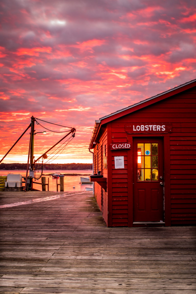 Looking for a STUNNING Seaside Pocket Print? Click here now to see Five Islands Lobster Shack, a beautiful print by top travel photographer, Shannon Shipman.